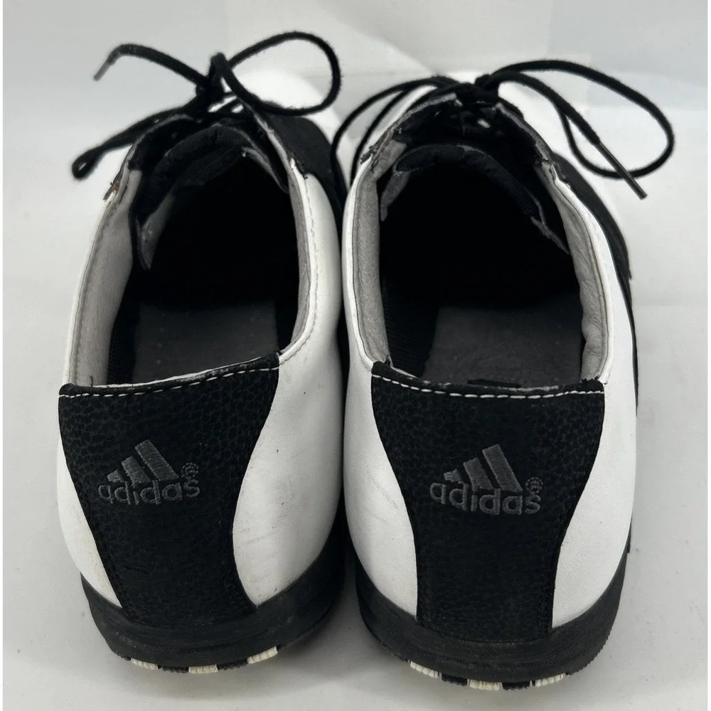 Adidas‎ MC Z-Traxion Golf Shoes White With Black Stripes Men's 11.5